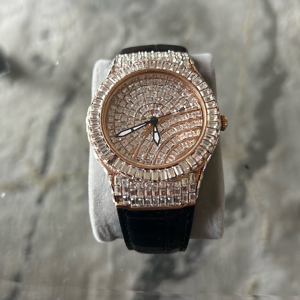BANG - Iced Out Diamond Baguette Watch
